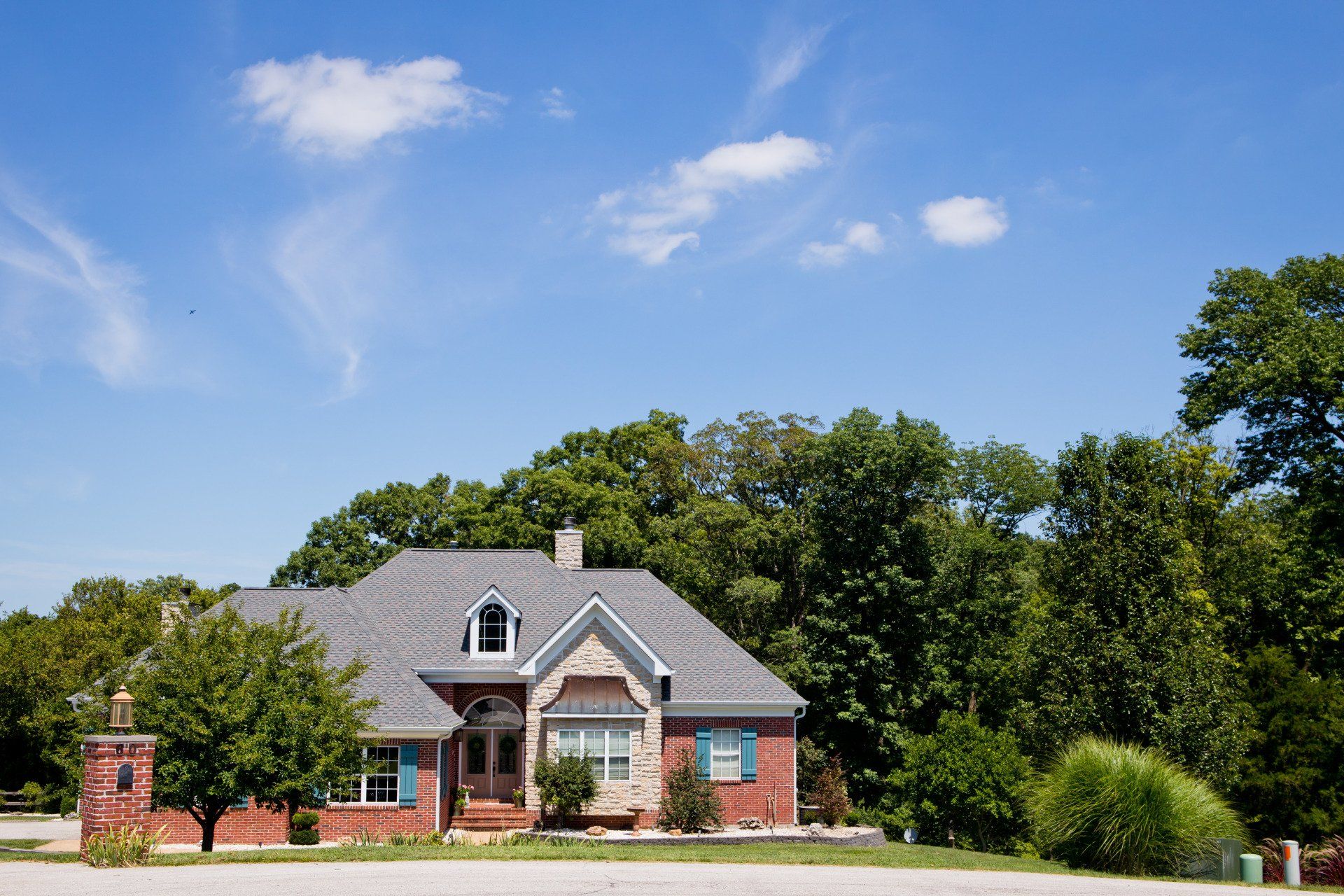 house on land