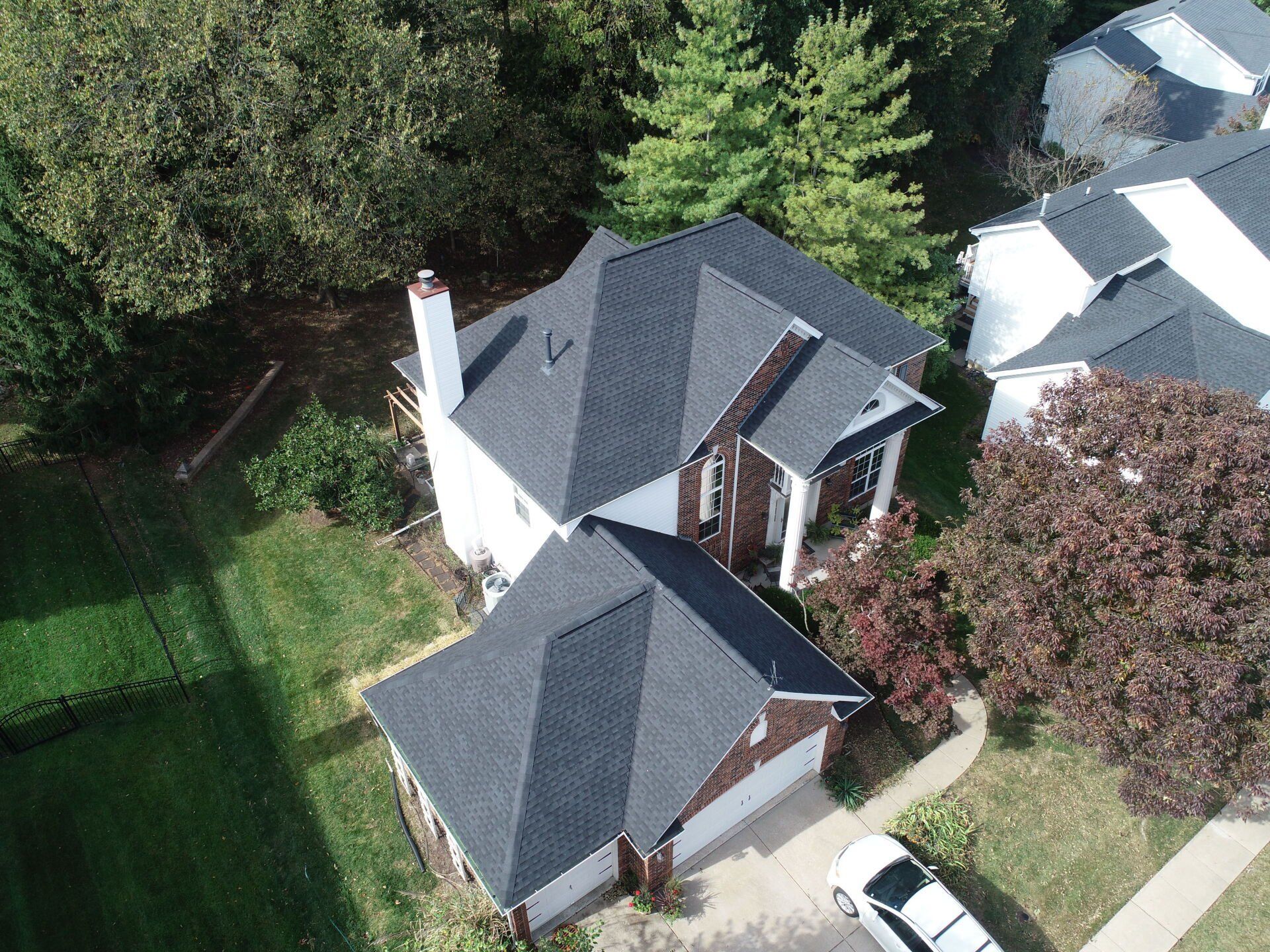 birdseye view of home