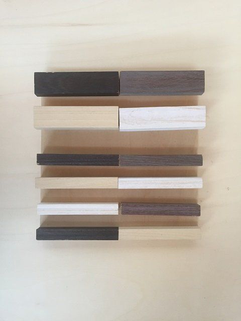 asta cornice nero grigio naturale