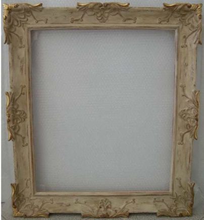 cornice intagliata a mano stile XVIII secolo