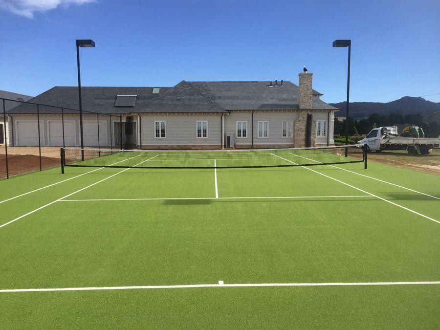 back yard sports court