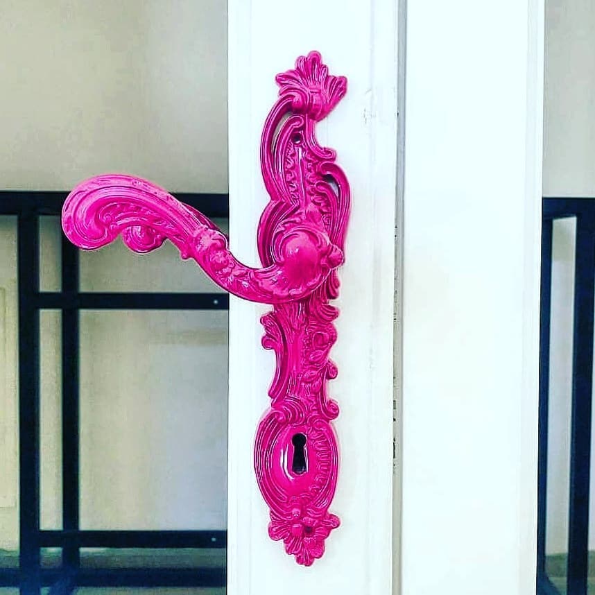 maniglia rosa