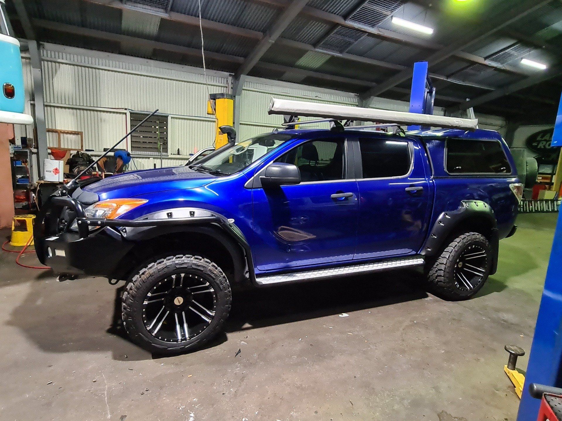 Customised Blue Ute - Specialist Mechanics in Cairns, QLD