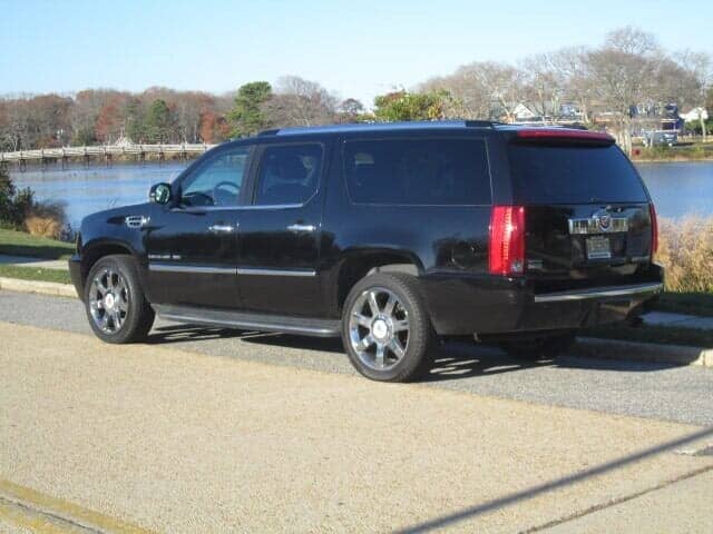 Wedding Limo Service — Black Cadillac SUV Truck in Spring Lake, NJ Wedding Limo Service — Black Cadillac SUV Truck in Spring Lake, NJ