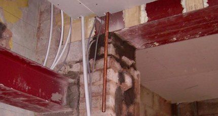 Structural work in progress