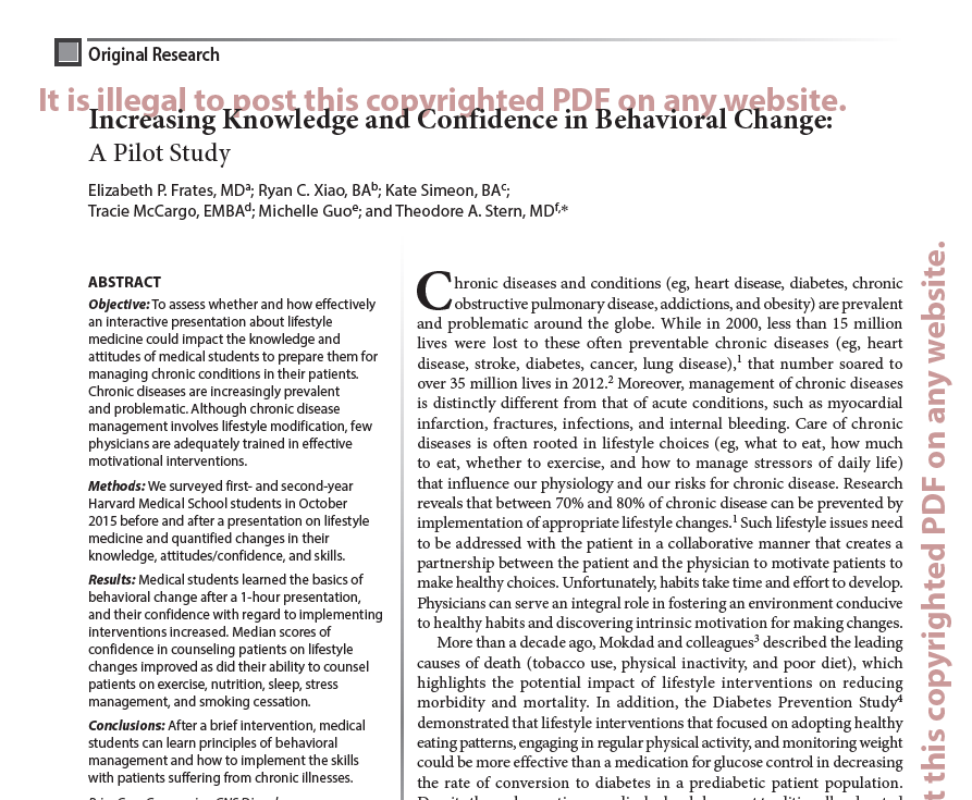 A research article titled 
