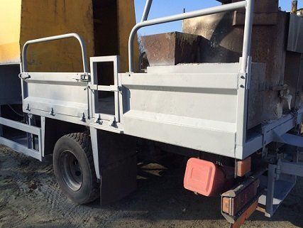 Works lorry shot blasted and coated