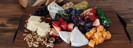 Deluxe Cheese & Fresh Fruit Platter