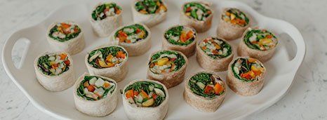 Garden Veggie Pinwheels