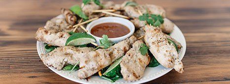 Lemongrass Chicken Satay