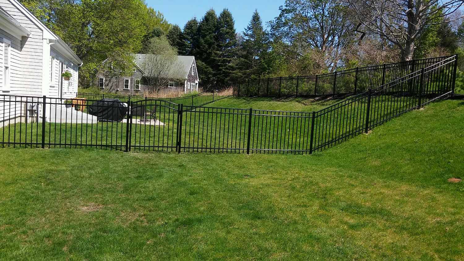 Ornamental Fence Installation | Black Ornamental Fence | Kingston, MA