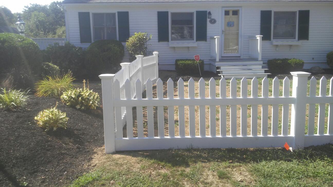 Cape Cod style picket PVC