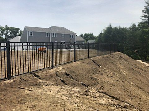 look of wrought iron fence