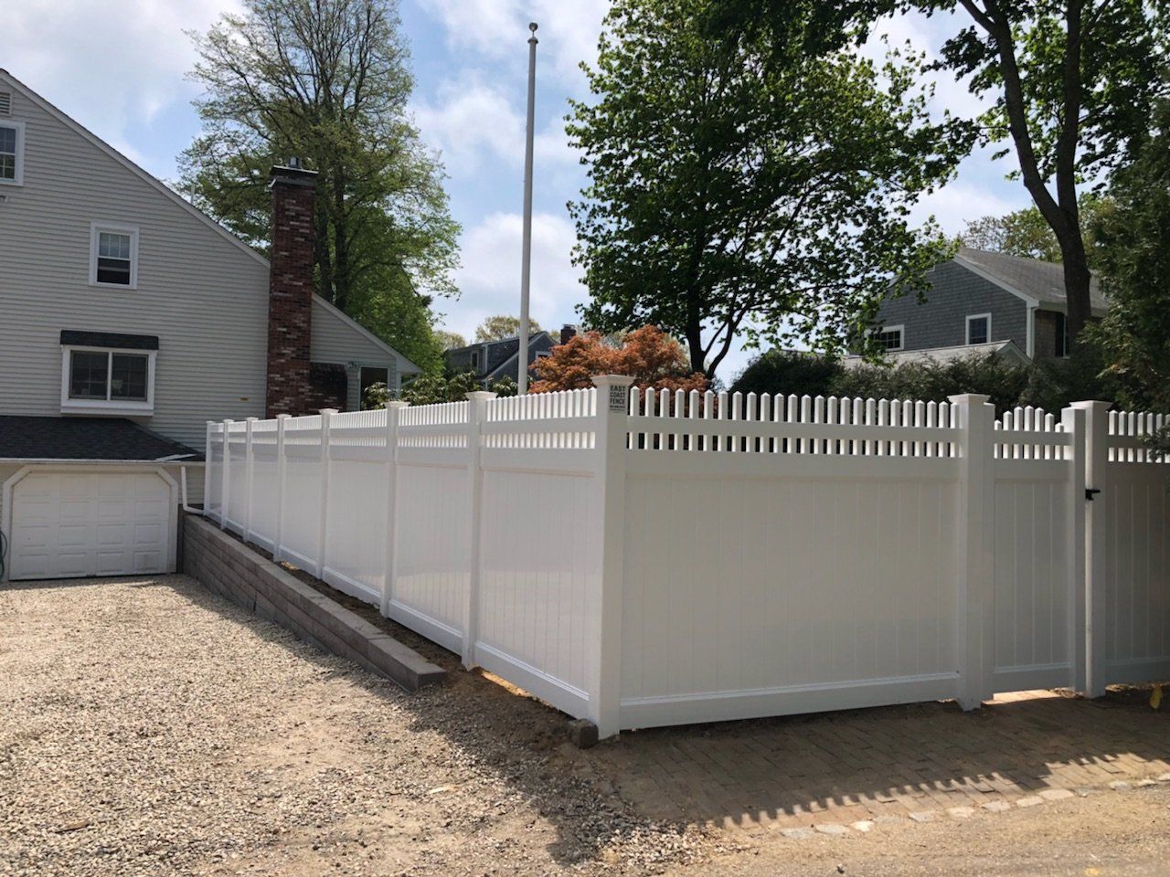 Eastern MA Vinyl Fence