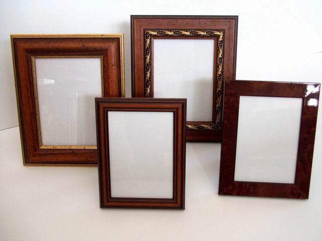portafoto in legno