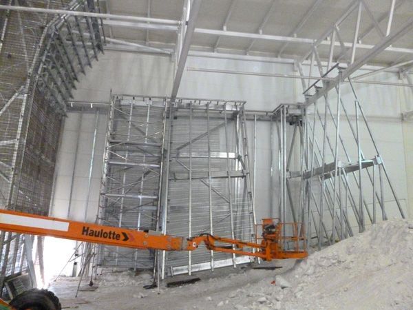 structural steel erection project