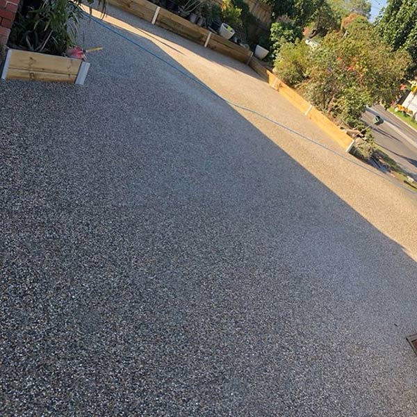 exposed aggregate concreting