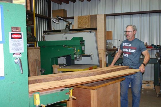 custom made table in production