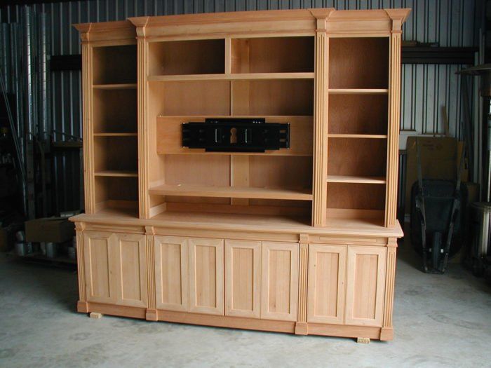 custom entertainment center, Texas cedar