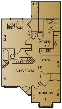 Lower Lemans 2 bed