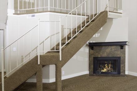 Vine Gate-Stairway with fireplace