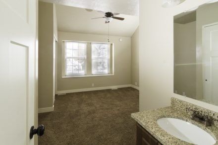 Vine Gate-Bathroom Sink connected to Bedroom