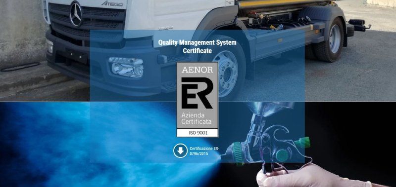 Rappresentazione azienda con certificazione ISO 9001