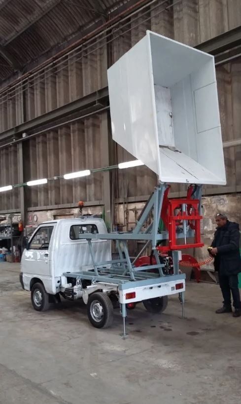 Allestimento di mezzo per la raccolta di rifiuti