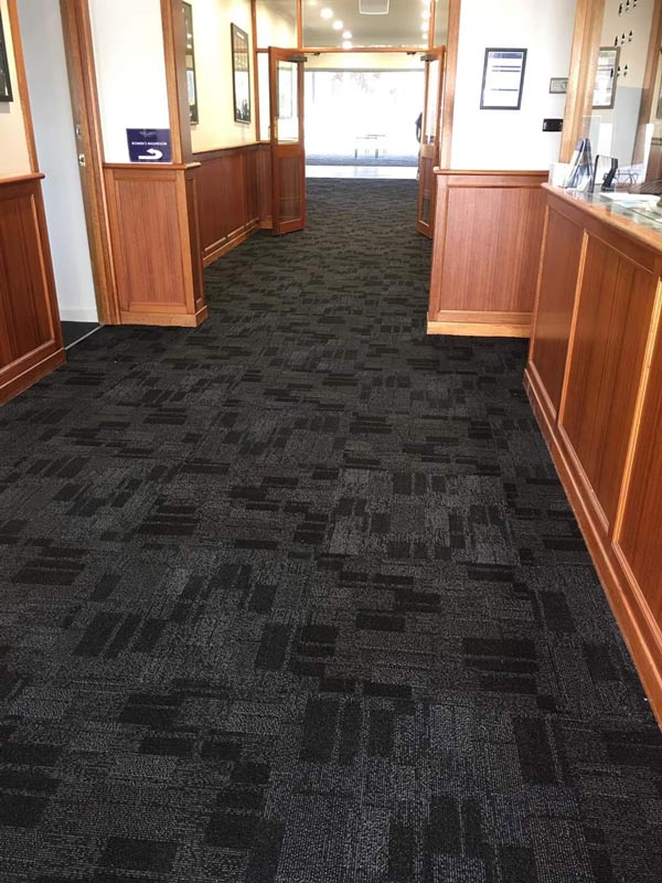 blue carpet tiles