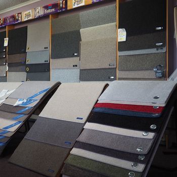 carpet in showroom