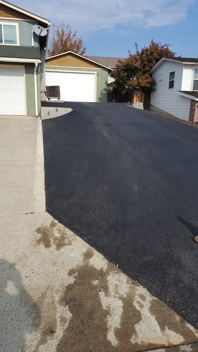 Patching — Paved Garage Road in Yakima, WA