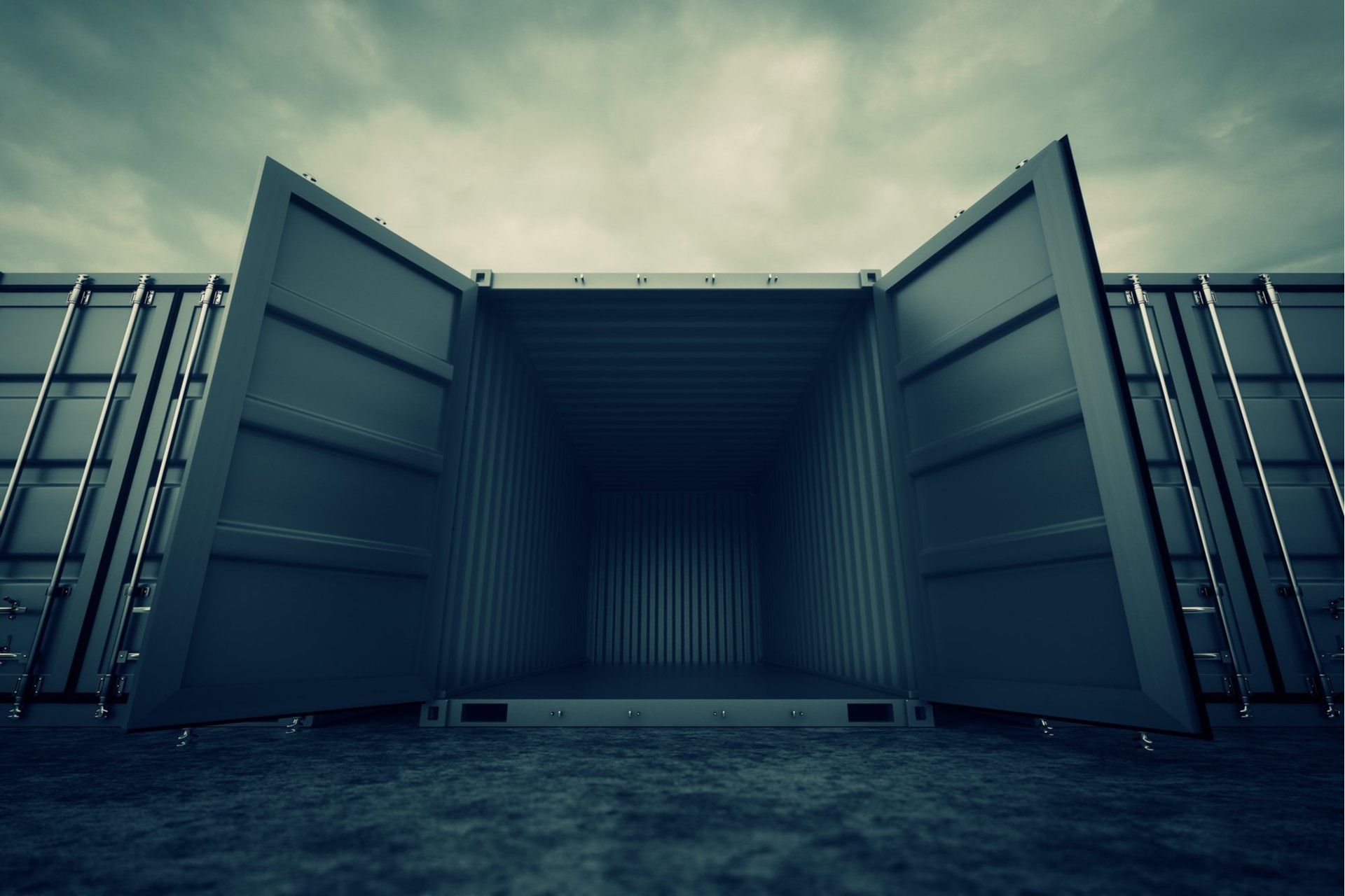 Open storage container