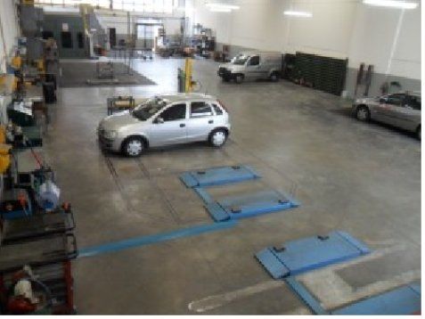 auto su banchi di prova freni