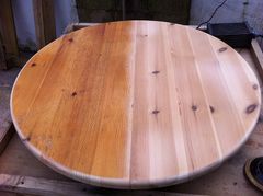 Stained material