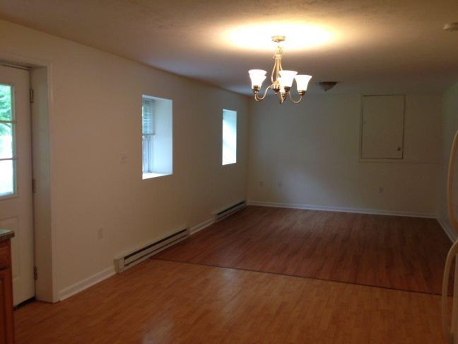 kitchen into living room