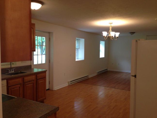 kitchen into living room