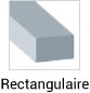 poutre métallique rectangulaire en laiton