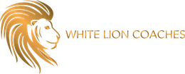 white lion coaches logo
