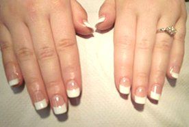 stylish fingernails