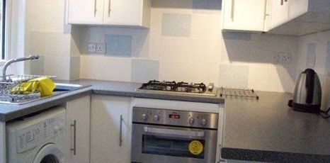 a small kitchen