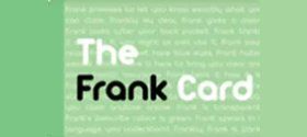 The Frank Card