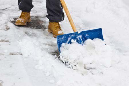 Shoveling snow
