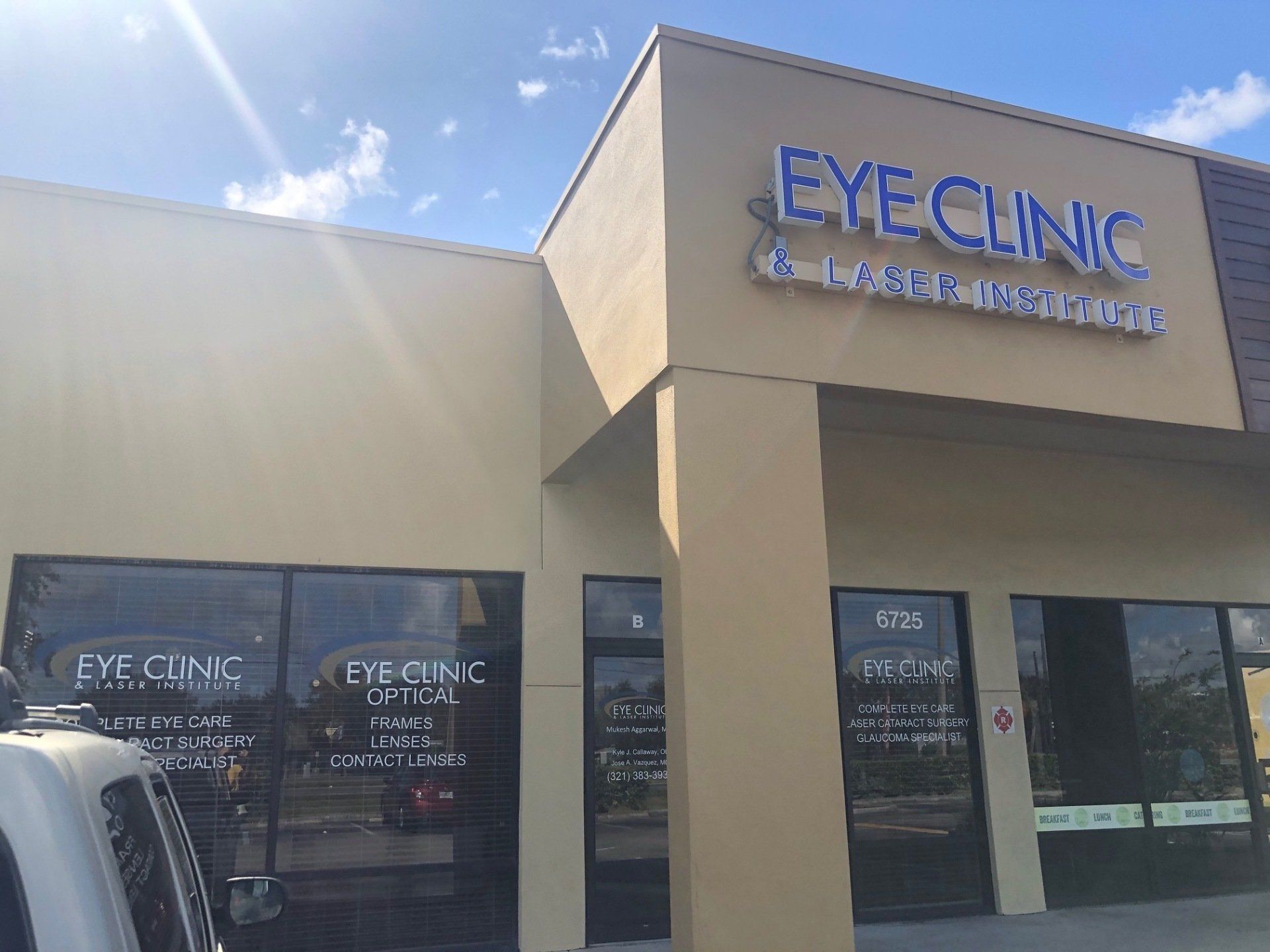 Port St. John Office Front — Merritt Island, FL — Eye Clinic & Laser Institute Port St. John Office Front — Merritt Island, FL — Eye Clinic & Laser Institute