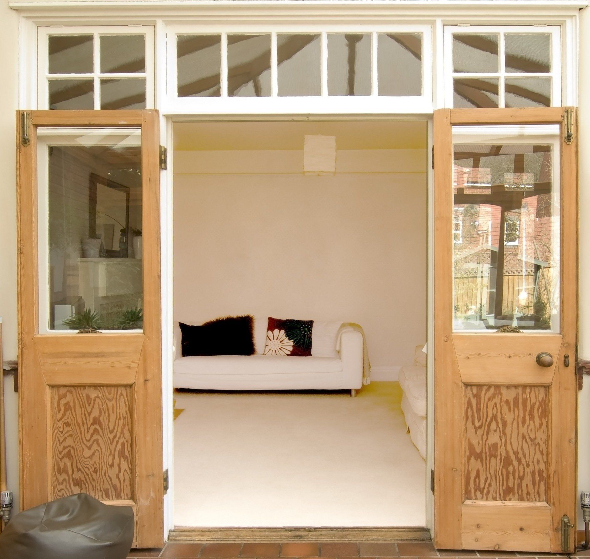 wooden windows