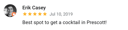 Best cocktails in Prescott review