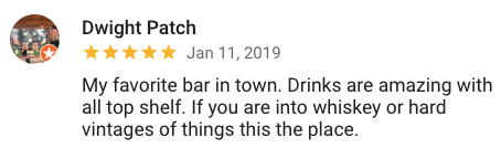 Best whiskey bar review in Prescott