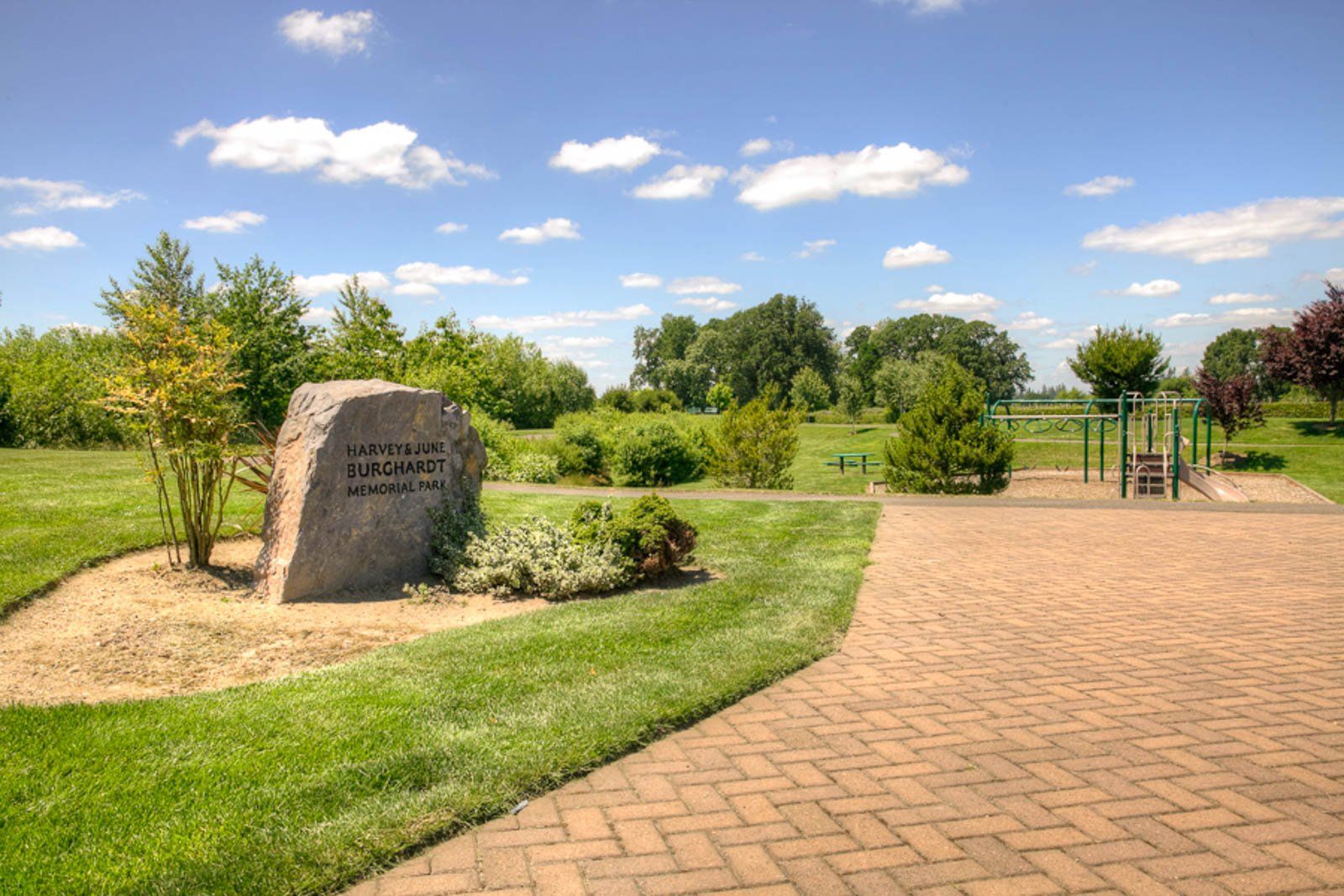 Another view of the neighborhood playground