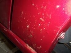 Car with Rusting Fender