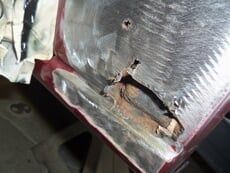 Repairing Rusting Fender