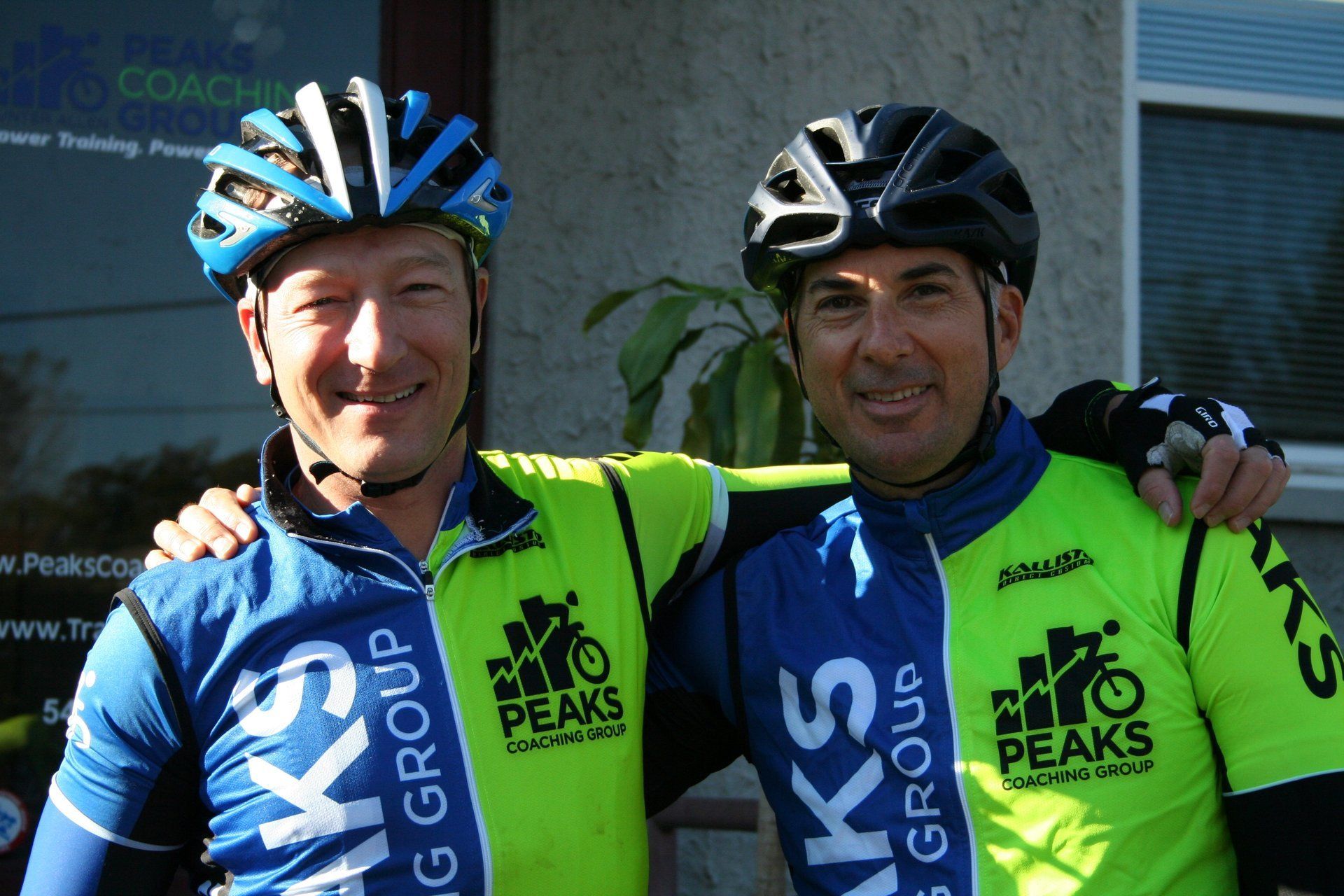 Hunter Allen coaching cyclists